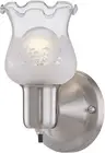 1-Light Wall Sconce, Bathroom Vanity Lighting Fixture with On/Off Switch, E26 Ba