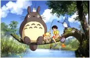 Anime totoro howls moving castle my neighbor spirited Playmat Gaming Mat