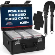 Graded Card Case, 3 Row, TSA Combination Lock, Duraguard Foam, PSA Slab Case ...