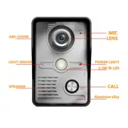 Wired Video Doorbell Intercom Camera IR Night Doorphone Access Contro Fit