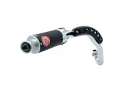 HONDA 125 MONKEY PERFORMANCE EXHAUST PIPE SYSTEM MATTE BLACK SILENCER tbw1461