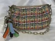 Coach Poppy Occasion Tweed Handbag Purse Bag 14984 NWT