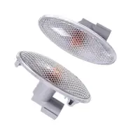 2X Car Side Turn Signal Lamp 12V Light Dynamic Car Side Lights compatible with Yaris 2006-2013 As shown