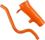 Silicone Intake Inlet Turbo to AIR Box Silicone Boost Hose KIT Fit for 1999-2004 Land Rover Discovery 2 TD5(Orange)