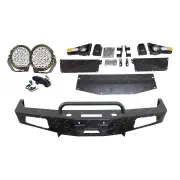4X4FORCE Safari Shield U Loop Bumper Bullbar Lights for Toyota Landcruiser 80