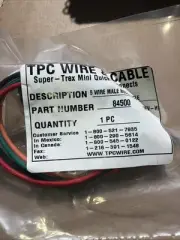 TPC Wire and Cable Receptacle 5 Wire Male 84500 Super Trax Mini Quick Connect