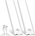 Motion Sensor PIR Light Cordless USB Rechargeable LED Night Light Closet Stair