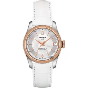 【TISSOT】天梭 Ballade COSC 80小時矽游絲機械錶 女錶 母親節禮物 送行動電源(T1082082611700)