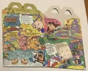 1993 McDonalds Happy Meal Box Looney Tunes Car Quack Up Mixed-Up World