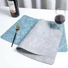 Anti Slip Dining Table Place Mats Fanshaped Coaster New Placemats Household