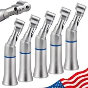 5* NSK Style Dental Slow Low Speed Contra Angle Handpiece E-type Latch Attach