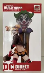 DC Direct Comics Bombshells HARLEY QUINN DLX Statue 13.5" Ver 2 Limited 5000 NEW