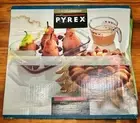 Vintage Crown Corning Pyrex 3 Piece Starter Set Clear Glass, New Open Box