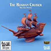 Skies of Sordane Mini Roshan Cruiser D&D Dungeons and Dragons Airship Sailing
