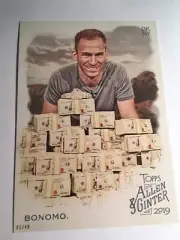 2019 Topps Allen & Ginter Jumbo 5x7 Justin Bonomo Poker Players 164 02/49