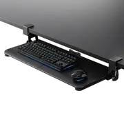 Keyboard Drawer Tray Under Desk Under desk Keyboard Shelf Holder Black