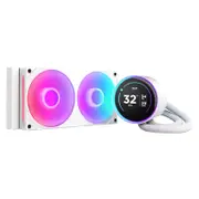 NZXT RL-KR24E-W2 Kraken Elite 240 RGB 240mm AIO Liquid Cooler with LCD (White)