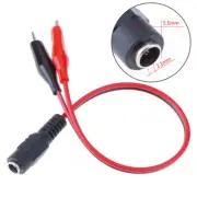 Alligator Clip 12V Power Cable Crocodile Wire DC Voltage Connector To Male UU