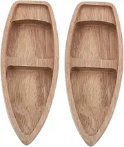 ABOOFAN Rustic Wooden Boat Model Mini Sailboat Models Home Decor Tabletop Ornament
