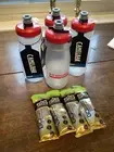 NEW Four CamelBak Podium Cycling Water 21oz Bottles PLUS Four SIS Apple gels