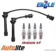 EAGLE LEADS & AUTOLITE IRIDIUM PLUGS for Suzuki Baleno 1.6L G16B Type 3,4,5,6,7 (for: Suzuki)