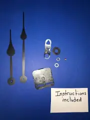 Large Dial Clock Movement Kit -7 inch hands Short Shaft