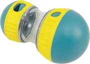 Dog Puzzle Treat Dispenser, Interactive Enrichment Toy, Adjustable Food Dispensing Ball for Small to Medium Dogs (Green)