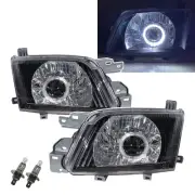 For Subaru Forester SF MK1 01-02 Guide LED Angel-Eye Projector Headlight BK RHD (for: Subaru)