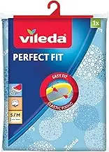 Vileda Viva Express Perfect Fit Elastic Ironing Board Cover, Optimal Fit Thanks to Tension System, Blue