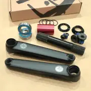 FIT BIKE CO BMX INDENT 24mm BICYCLE CRANKS BLACK SUNDAY ODYSSEY PRIMO CULT