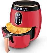 Air Fryer Digital Air Fryer Electric Hot Air Fryers 2.6L LCD Screen Min Timer Auto Shut Off Replace Deep Fryer (Color : White, Size : 2.6L) (Black 2.6L) (White 2.6L) Comfortable Anniversary