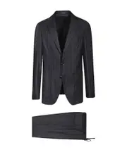 Tagliatore Single-Breasted Two-Piece Suit Set IT50 Black