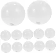 ERINGOGO 100pcs Doll Accessories Craft Bells Doll Noise Maker Small Bells Balls Ball Squeakers Insert Rattle Rattle Noise Maker Insert Bell Replacement Bell for Plastic White