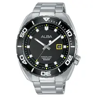 在飛比找ETMall東森購物網優惠-【ALBA】送禮首選 石英男錶 不鏽鋼錶帶 防水100米 錶