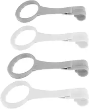Didiseaon 2 Pairs Portable Safety Stand Rings Lightweight Pull Rings for Crib Walking Exercise Durable Handle for Walking Support and Play