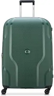 [DELSEY PARIS] Delsey Clavel MR 76cm Medium Hardsided Spinner Luggage - Deep Green