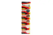 5x Panasonic CR2016 3V Lithium Coin Cell Button battery DL2016 ECR2016 GPCR2016