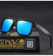 2024 NEW High quality luxury Heat Wave Polarized sunglasses square glasses UV400