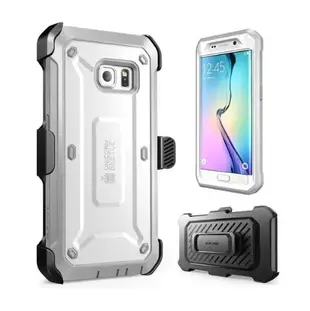 [現貨1個] SUPCASE 軍規防摔手機殼 白/灰 適 Samsung Galaxy S6 Edge 2015 保護殼 Unicorn Beetle Pro 系列_ZZ1 dd