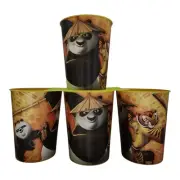 Kung Fu Panda Dreamworks 16oz HALLMARK 4 Cup Set Birthday Party Kids New! 2016