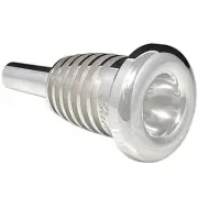 Elite Silver Plated Single-Cup Size 1 Alto Horn Mouthpiece (GAR S1)