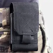Outdoor Tactical Waist Storage Bag Case Cover Pouch For Smartphone Less Than 6 Inch 24 BLACK