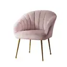 Armchair Velvet Pink Eloise Artiss