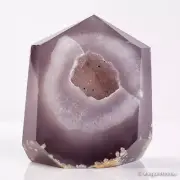 412g89mm Druzy Agate Geode Tower Point Natural Crystal Polished Quartz Healing