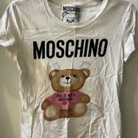 在飛比找PopChill優惠-[二手] Moschino 粉紅 熊熊 上衣 T-shirt