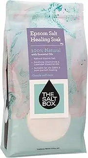 The Salt Box - 100% Natural Bath Salts Epsom Healing Soak Bulk - 3kg