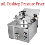16L 3KW Pressure Fryer Pot Electric Chicken Deep Fryer Machine 110V/220V