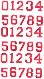 [YOSADIER] 3Sets Self Adhesive Number Stickers for Soccer Football Teams Weather Resistant Decals for Clubs and School Activities Durable Non Woven Fabric Precision Cut for Team