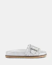 Shelly Shen Zander/Silver Womens Sandals 39