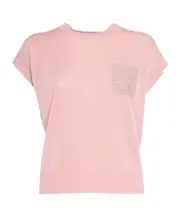 Punto Luce-detail T-shirt 44,46 pink